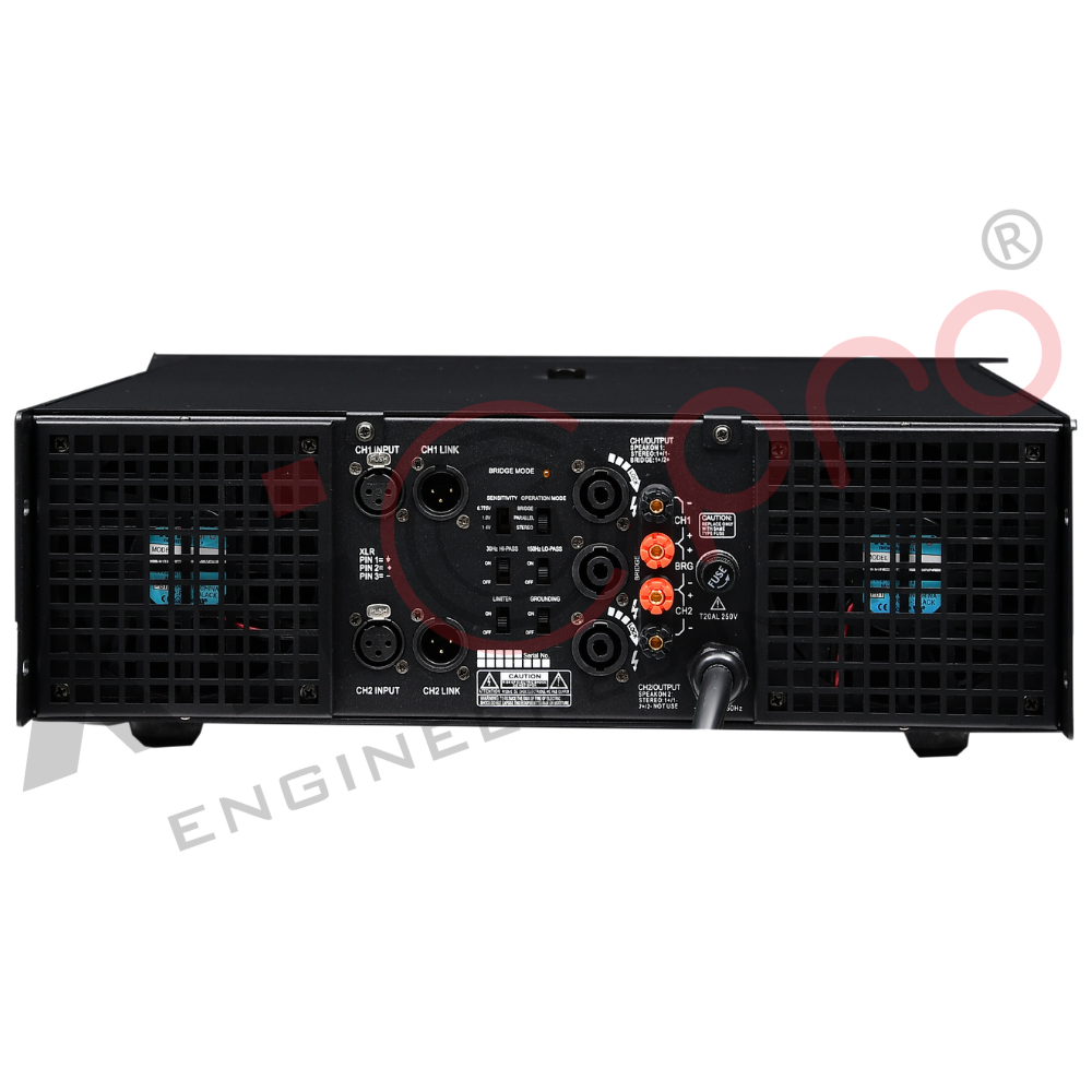 ATi 40+ Back ATI 40 Plus DJ Amplifier