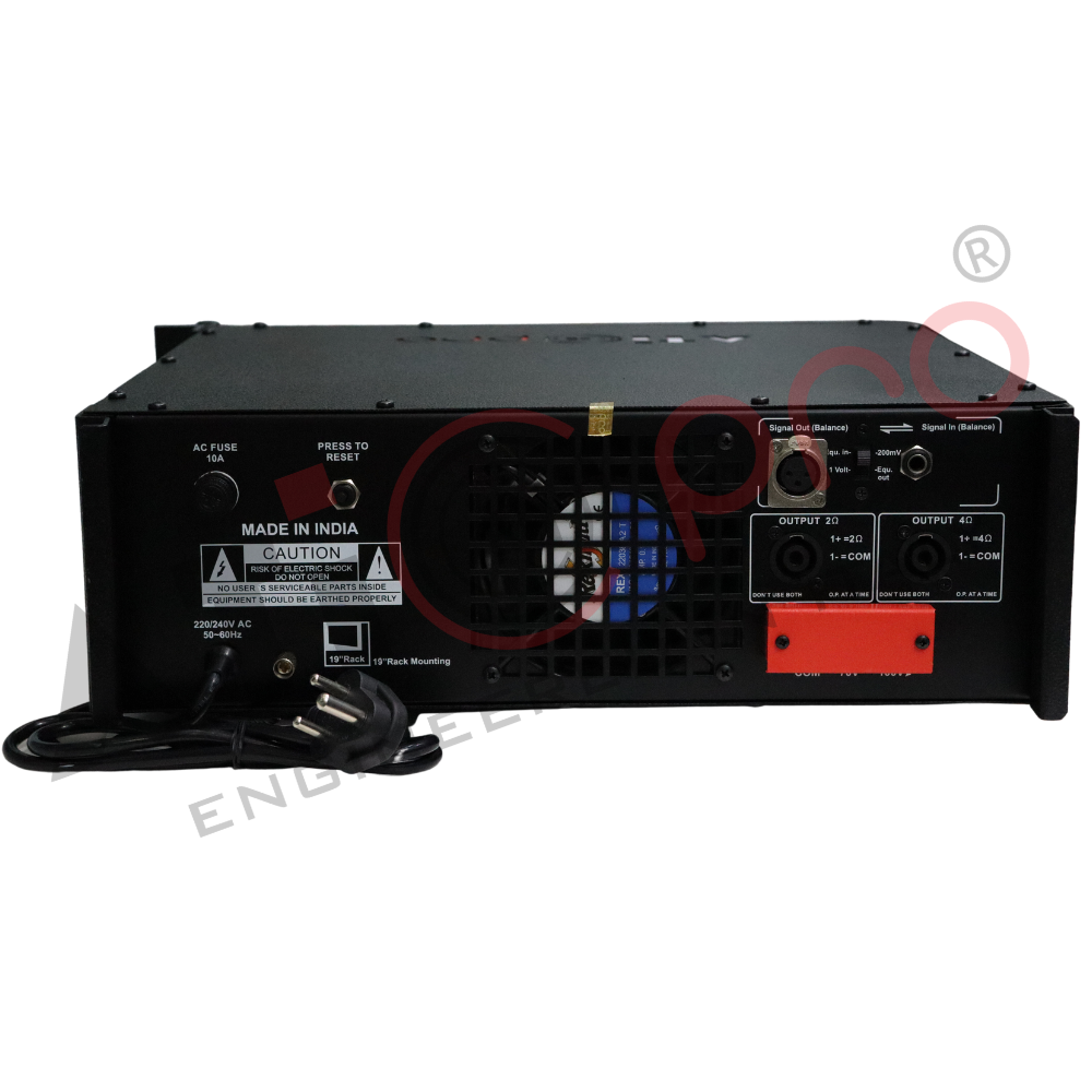 ATI 1201 Booster Back ATI 1201 PA Amplifier