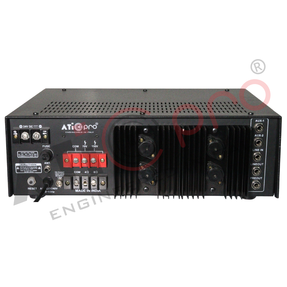 ATi200 Back ATI 200 PA Amplifier
