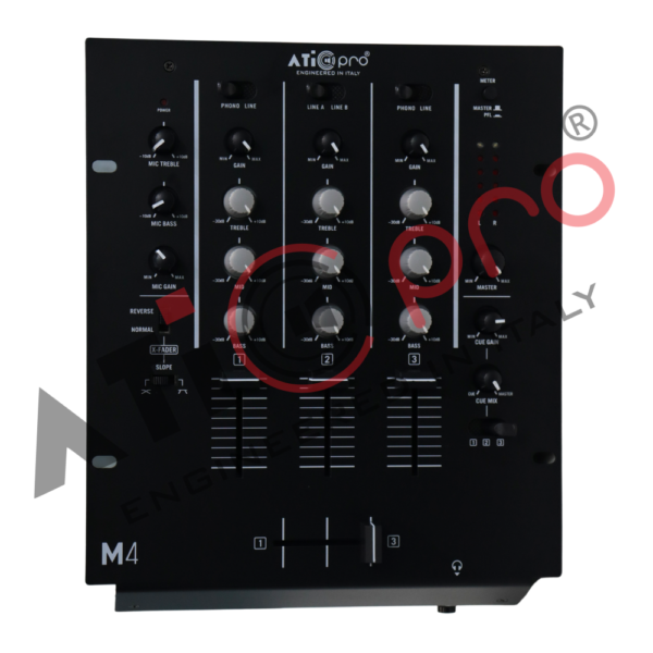 DJ Mixer 4 Channel Model M4