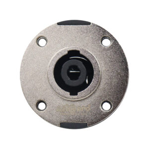 Round Female Speakon Socket Connector Metal - Model A311M