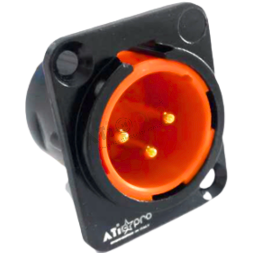 Amplifier Male XLR Connector Model A907BG Amplifier Male XLR Connector Model A907BG