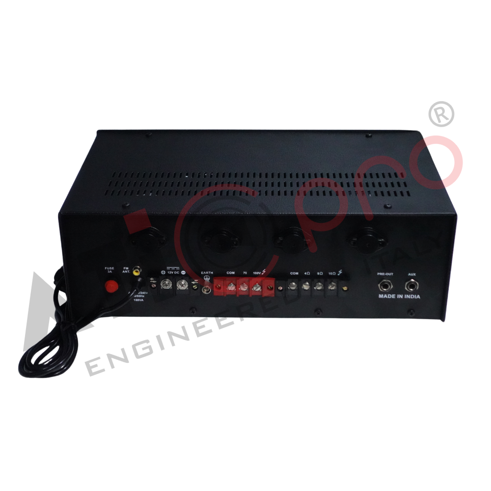 ATI 125 Eco Back ATI 125 ECO PA Amplifier