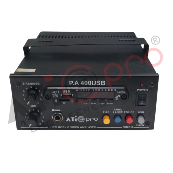 PA 400 USB PA Amplifier Atipro Audio