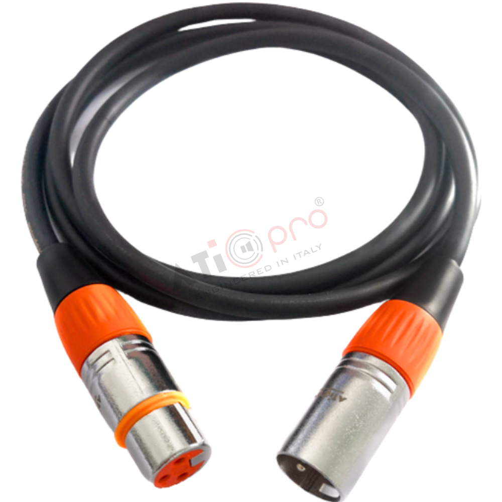 XLR Male to XLR Female Cable 10M Black Colour XLR Male to XLR Female Cable 10M Black Colour