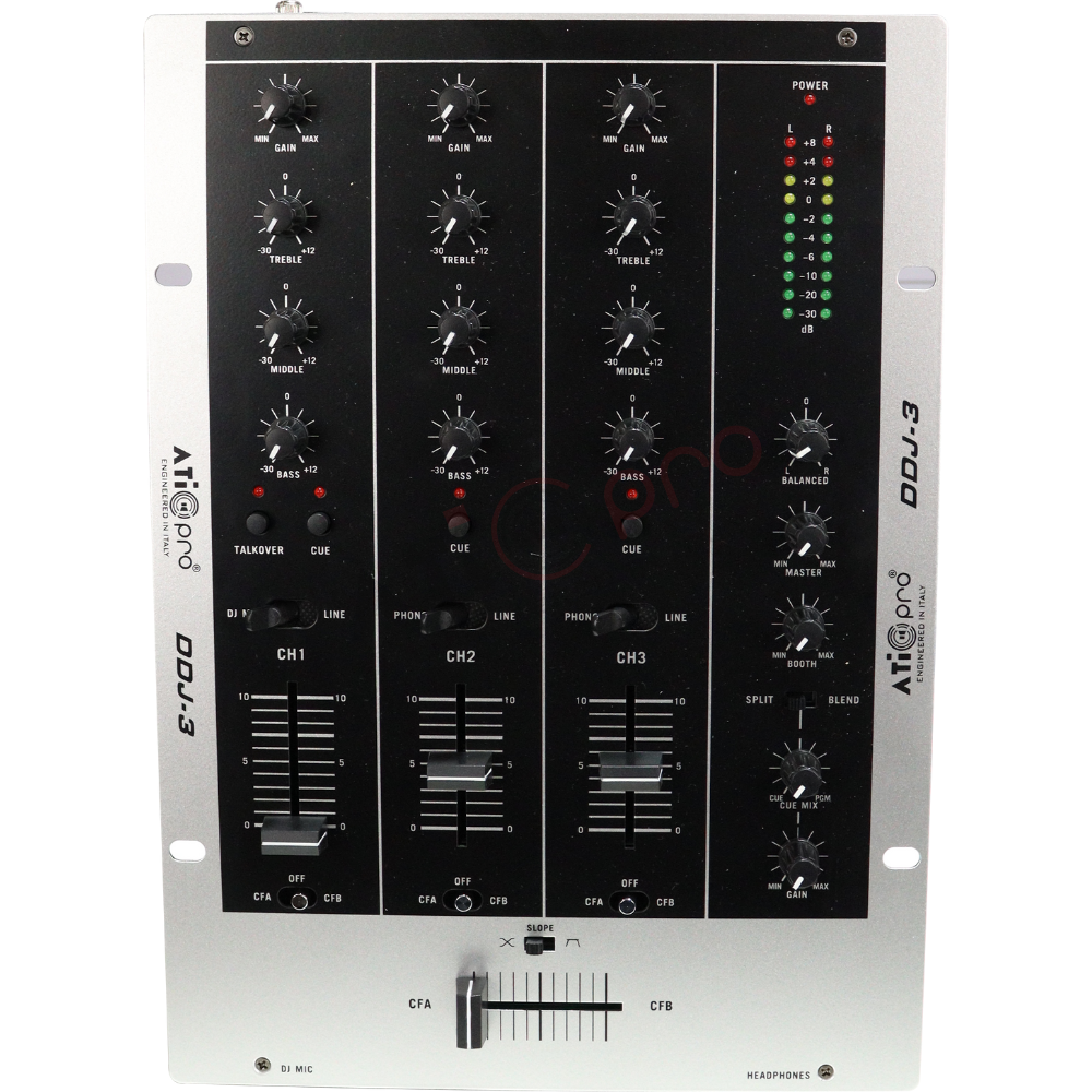 DJ Mixer 3 Channel Model ATI DDJ3