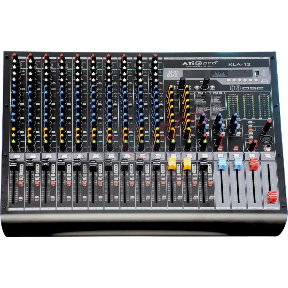 Live Mixer 12 Channel Model KLA12 Mixer