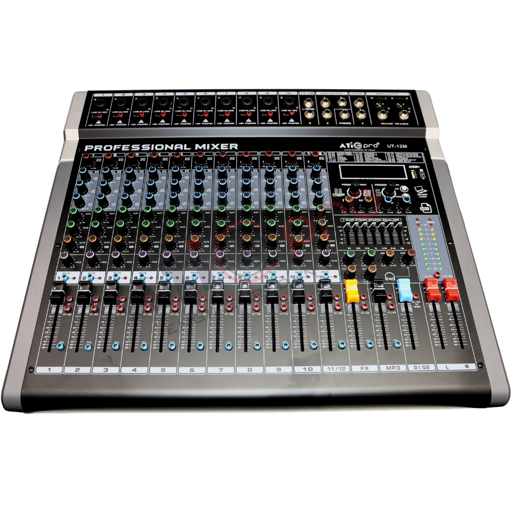 Live Mixer 12 Channel Model UT12M Live Mixer 12 Channel Model UT12M