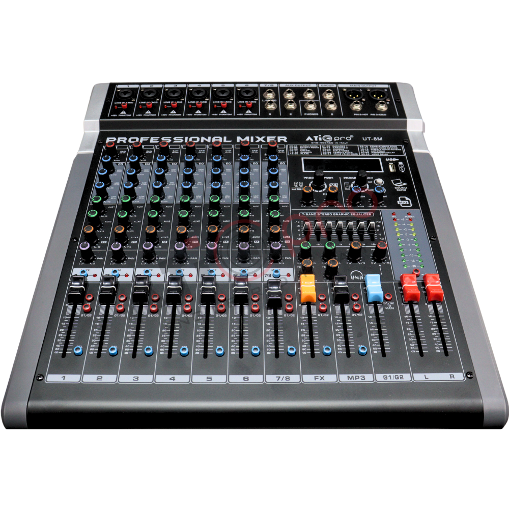 Live Mixer 8 Channel Model UT 8 Mixer Live Mixer 8 Channel Model UT 8 Mixer