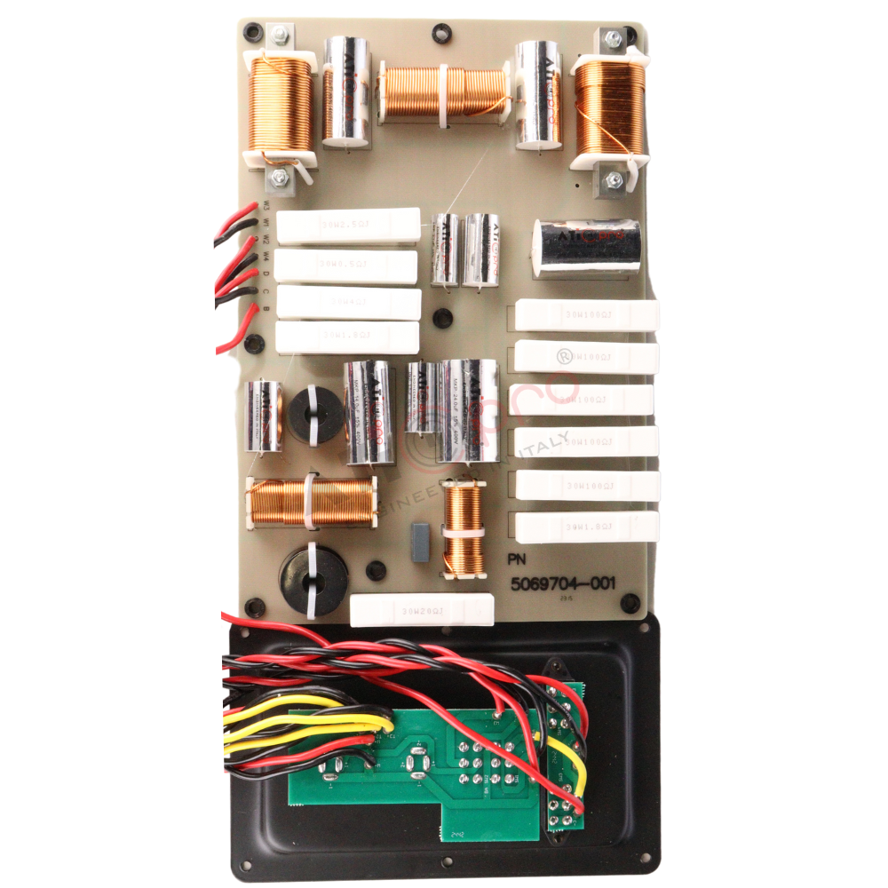 Vrx 932 2 Way Crossover Network Plate With Back Plate Vrx 932 2 Way Crossover Network Plate With Back Plate