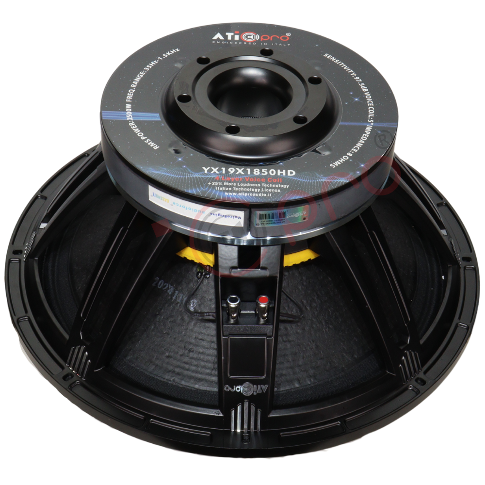 Ferrite DJ Speaker 19 Inch 2500 Watt Model YX19X1850HD Ferrite DJ Speaker 19 Inch 2500 Watt Model YX19X1850HD