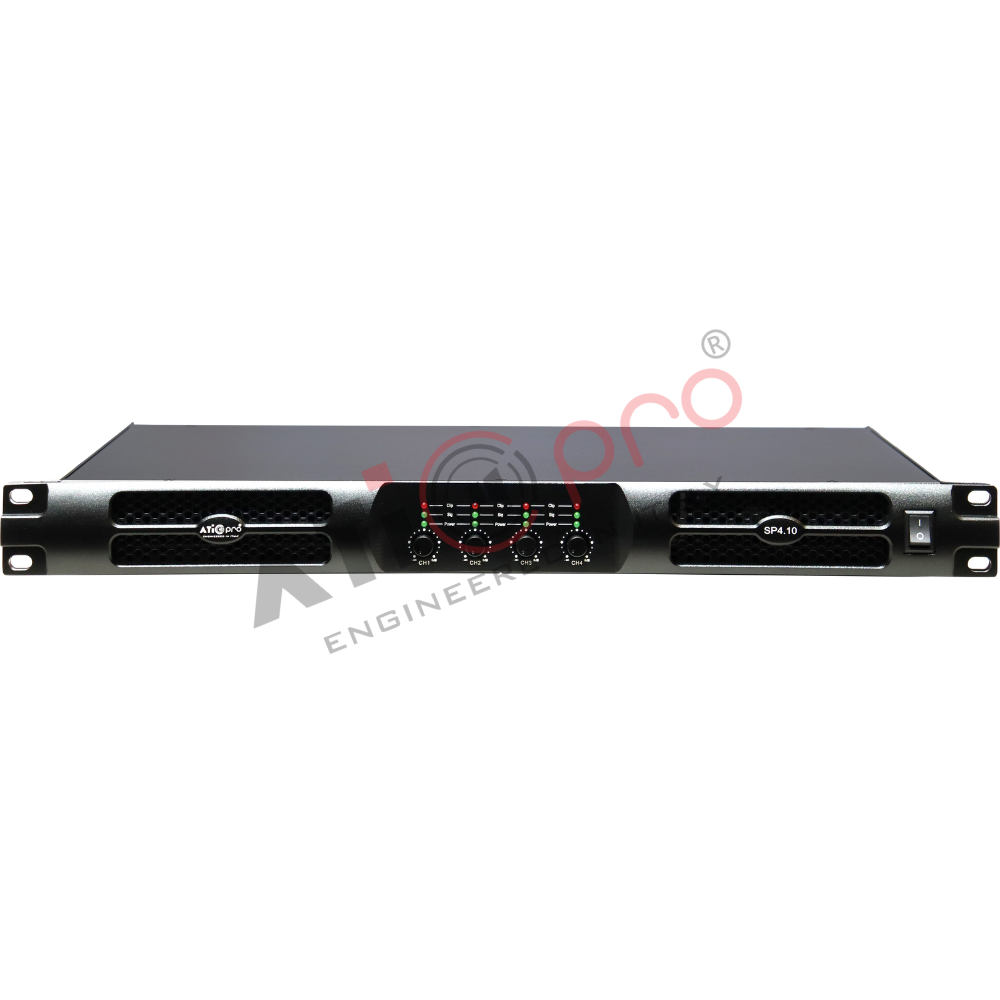 ATIPRO SP4.10 DJ Amplifier 6600 Watt (4 Channel) ATIPRO SP4.10 DJ Amplifier 6600 Watt (4 Channel)