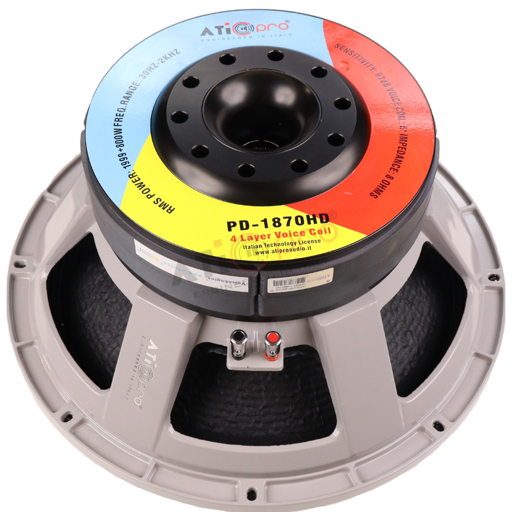 Ferrite DJ Speaker 18 Inch 1999+800 Watt Model PD1870HD