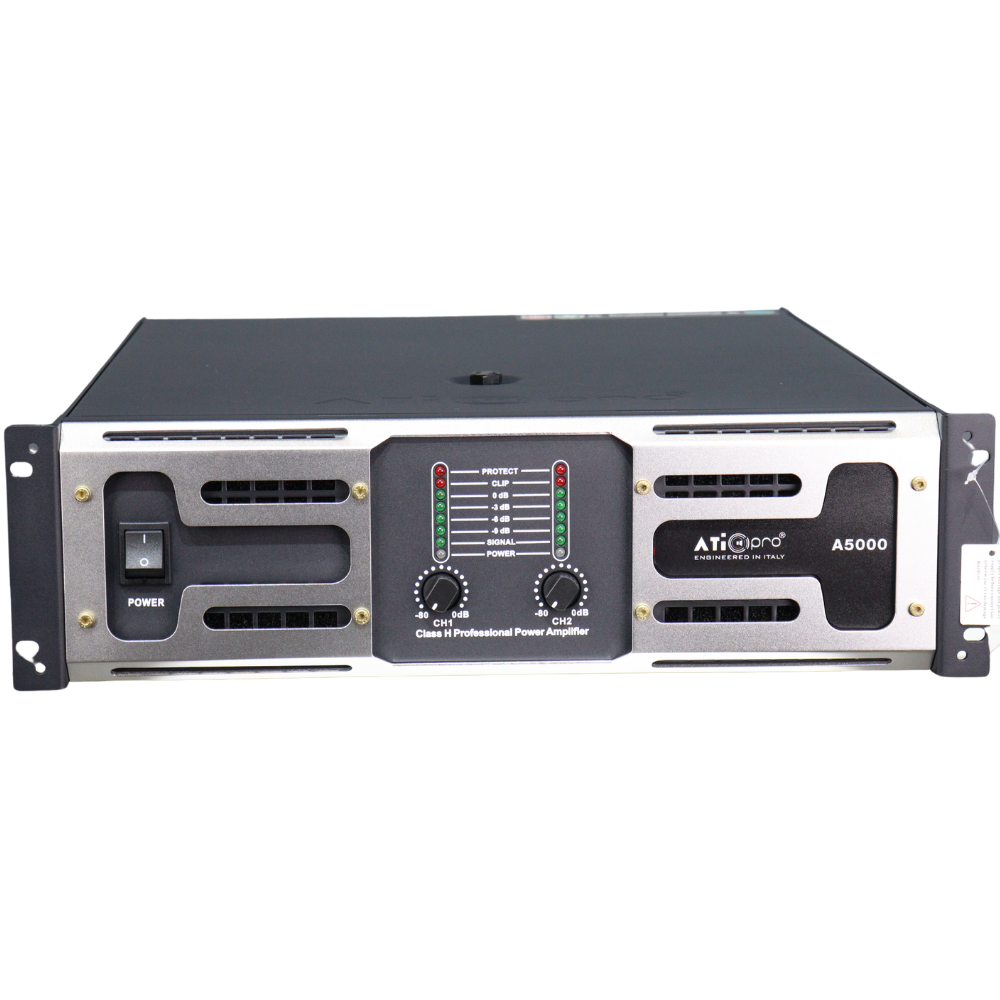 DJ Amplifier 4600 Watt Model ATI A5000 DJ Amplifier 4600 Watt Model ATI A5000