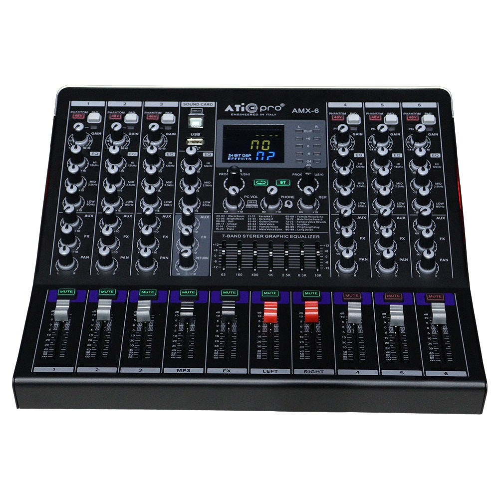 6 CHANNEL LIVE MIXER MODEL AMX 6 6 CHANNEL LIVE MIXER MODEL AMX 6