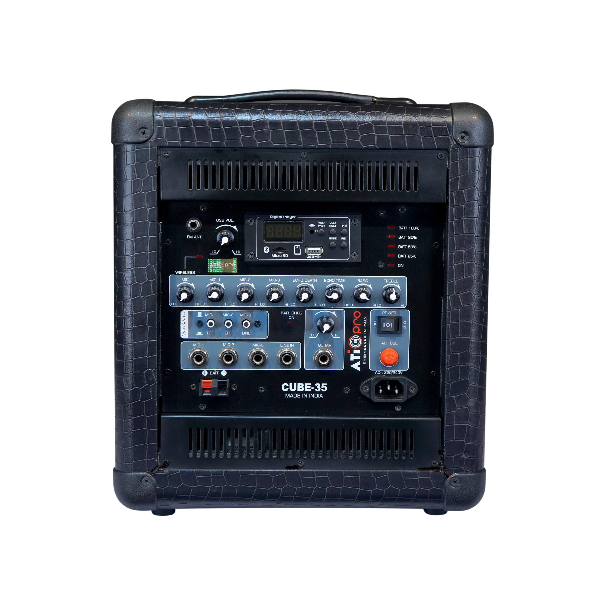 ATI Portable Speaker Model Ati Cube-35