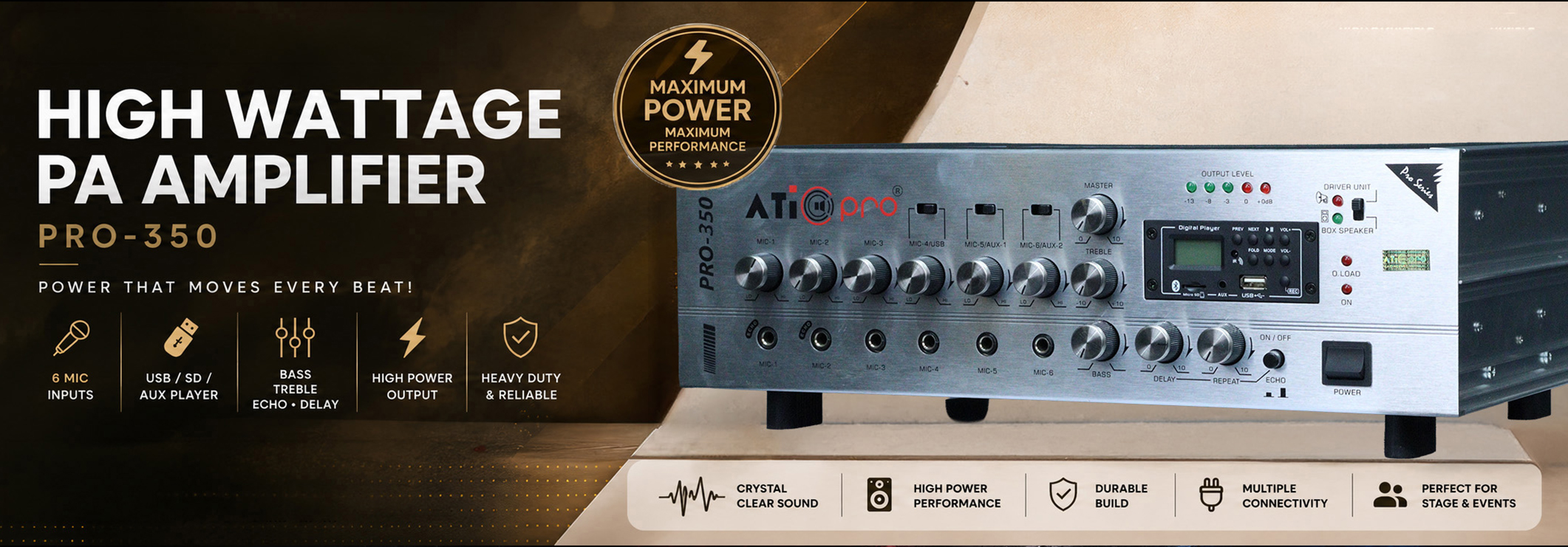 pro 350 amplifier