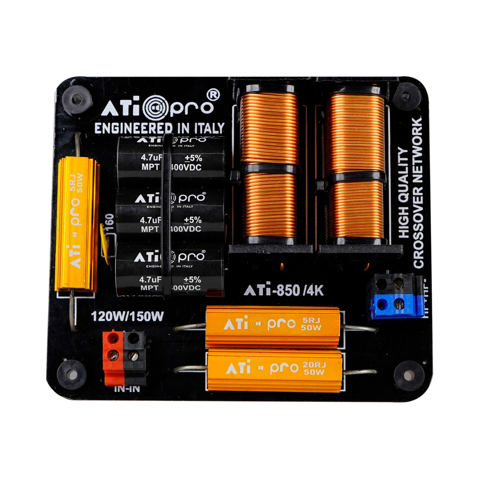 ATI 850-4K (For 110-160 Watts HF) Crossover Network Plates